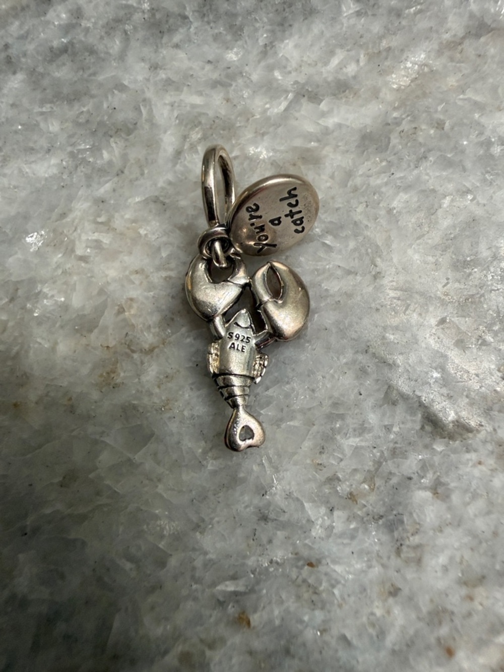 Pandora “You're A Catch” Lobster Charm - Picture 2 of 4